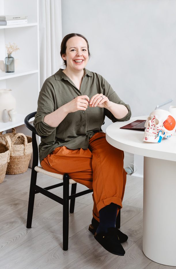 Osteopath initial consultation in professional clinic